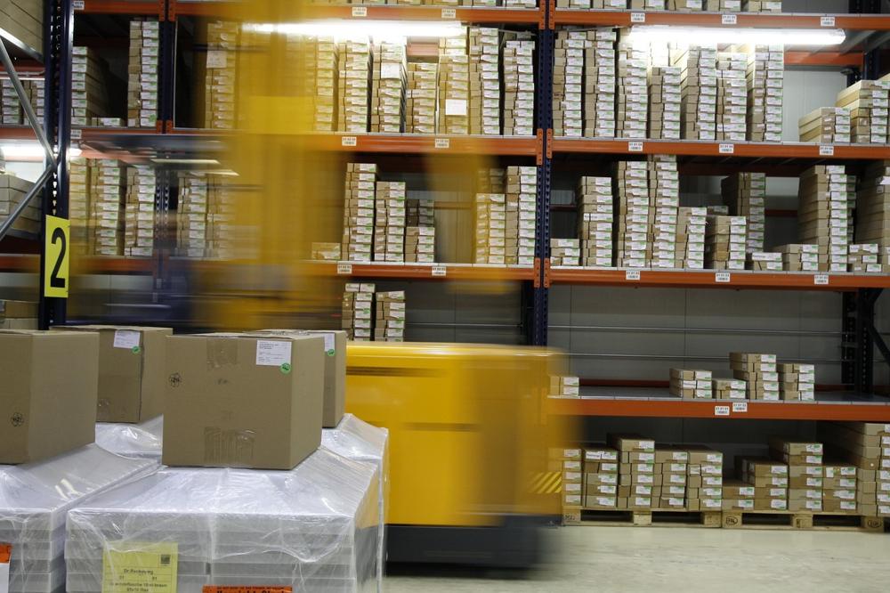 modern warehouse